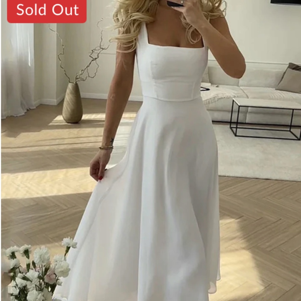 Commense Semi-Sheer Cami Long Dress